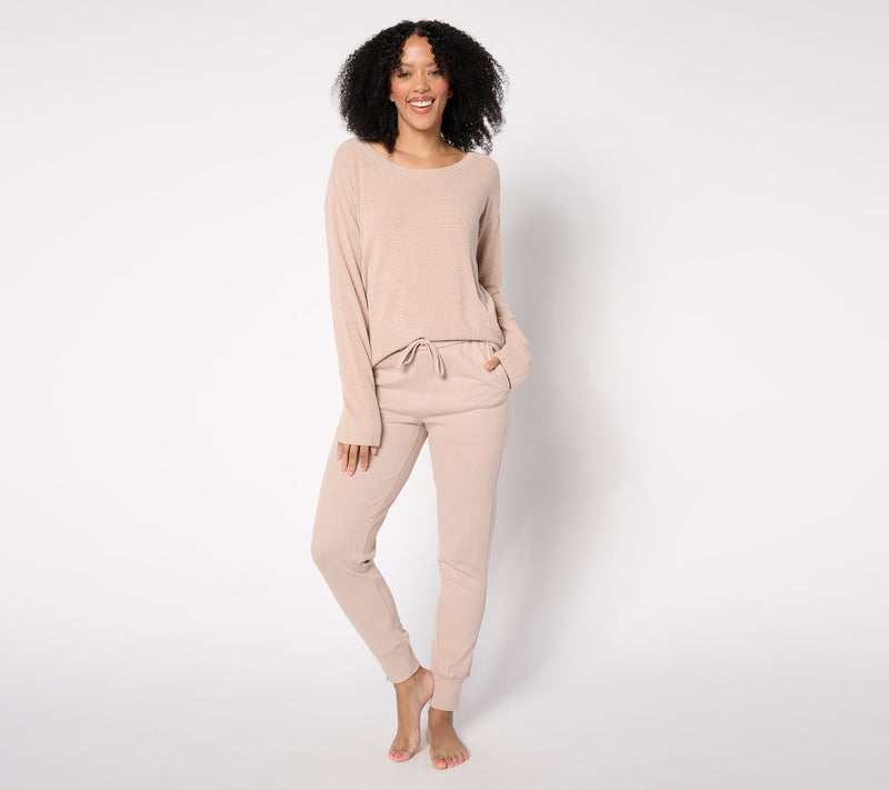 Barefoot Dreams CozyChic Ultra Lite Easy Mixed Lounge Set — View 17