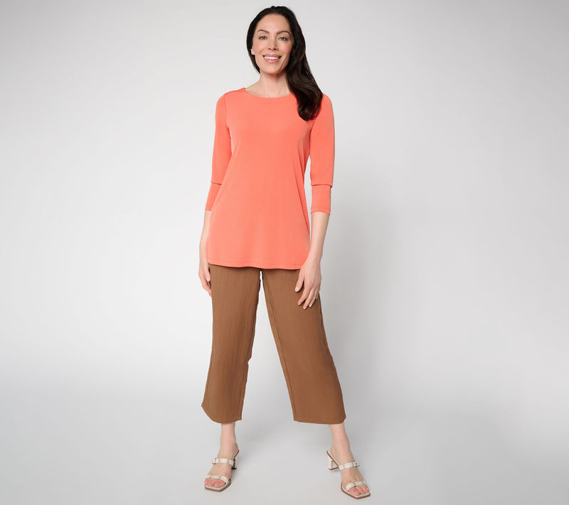 Susan Graver Modern Essentials Petite Liquid Knit Tunic — View 24