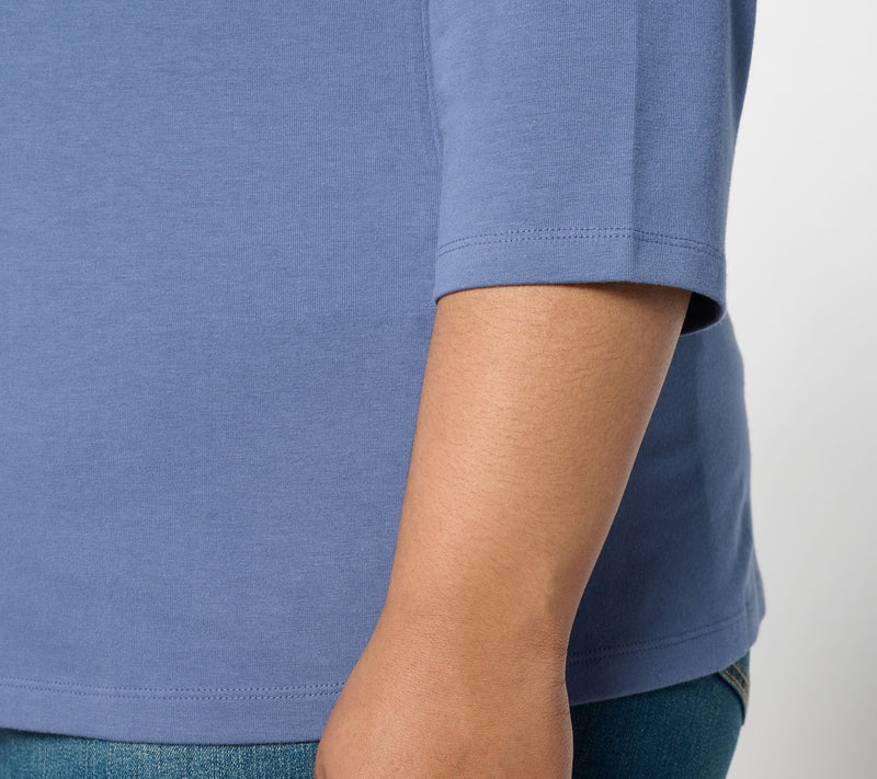 Denim & Co. Essentials Perfect Jersey 3-Pack 3/4 Sleeve Tops — View 41