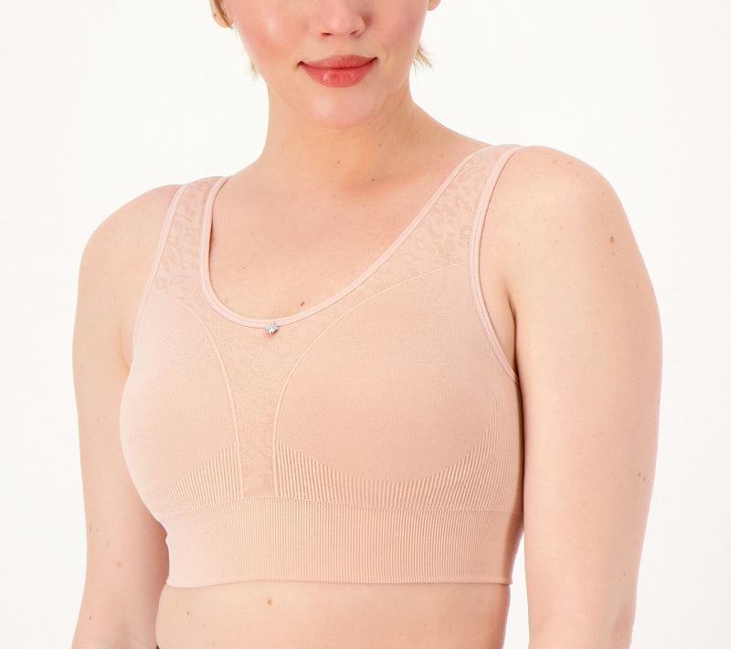 Breezies Active Comfort Seamless Wirefree Contour Bra — View 3