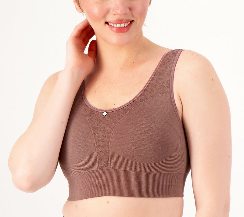 Breezies Active Comfort Seamless Wirefree Contour Bra — View 9