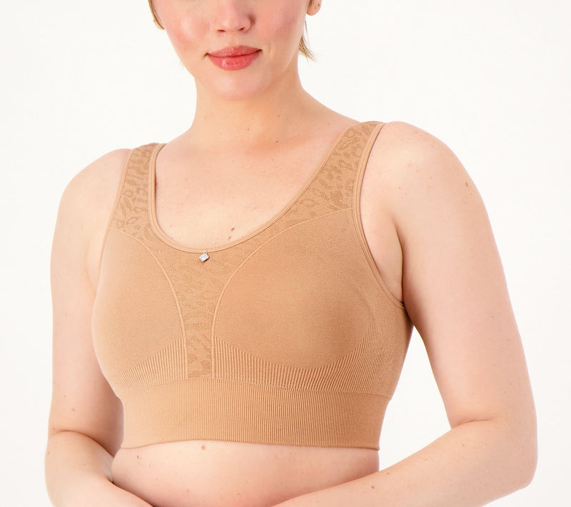 Breezies Active Comfort Seamless Wirefree Contour Bra — View 12