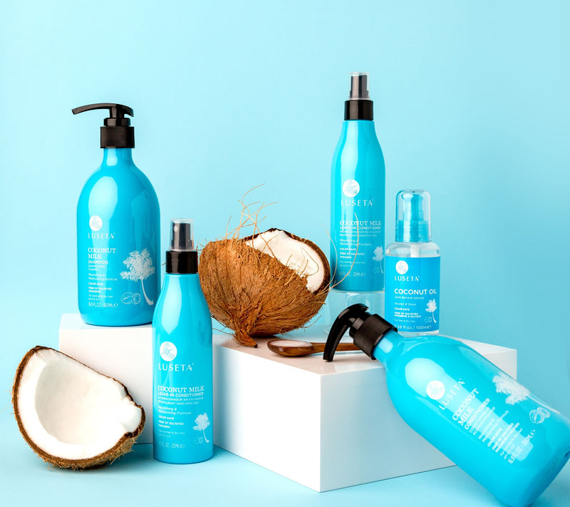Luseta Four-Piece Coconut Milk Hair Collection — View 2