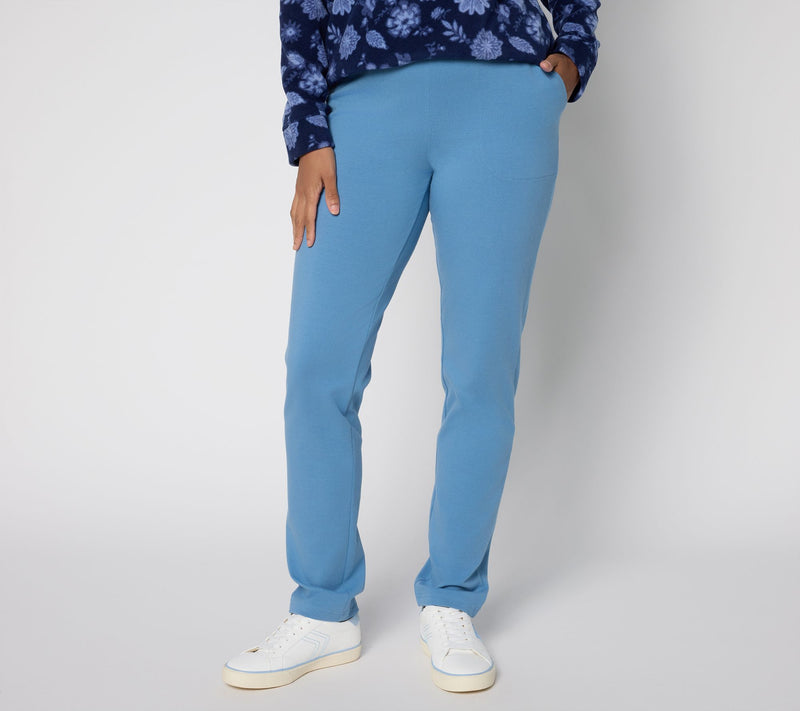 Denim & Co. Active Tall Duo Stretch Slim Straight Pants — View 27