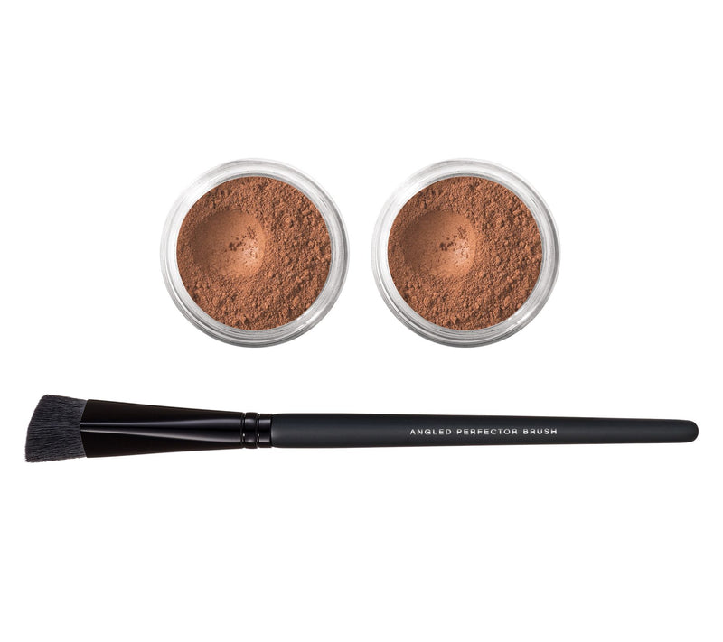bareMinerals Bisque Concealer Duo with Angled Perfector Brush — Main view