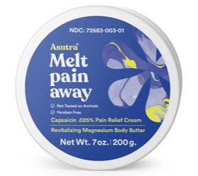 Asutra Set of 2 Magnesium Pain Relief Body Butter & Cream Set — View 7
