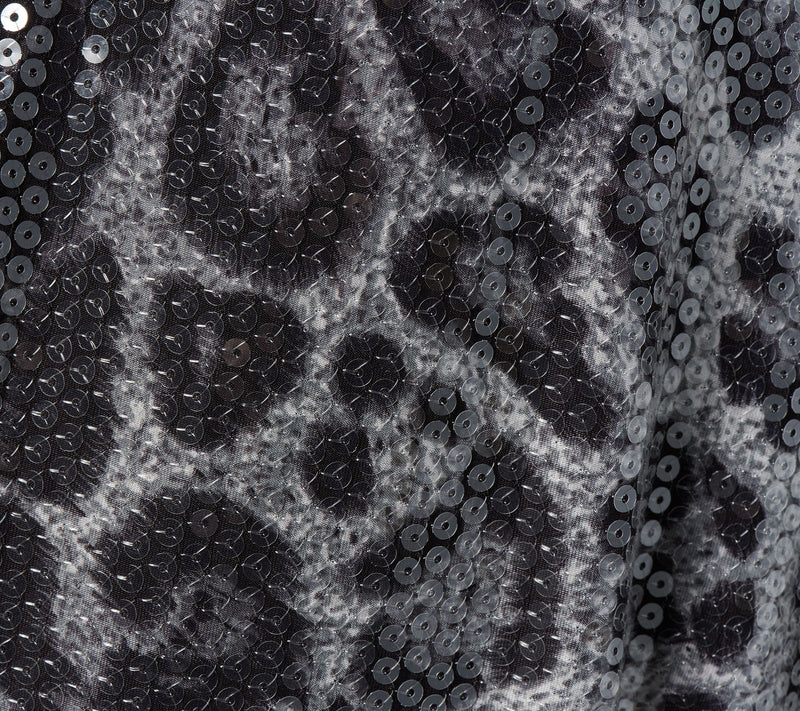 Dennis Basso Printed Sequin Fully Lined Cardigan — View 19