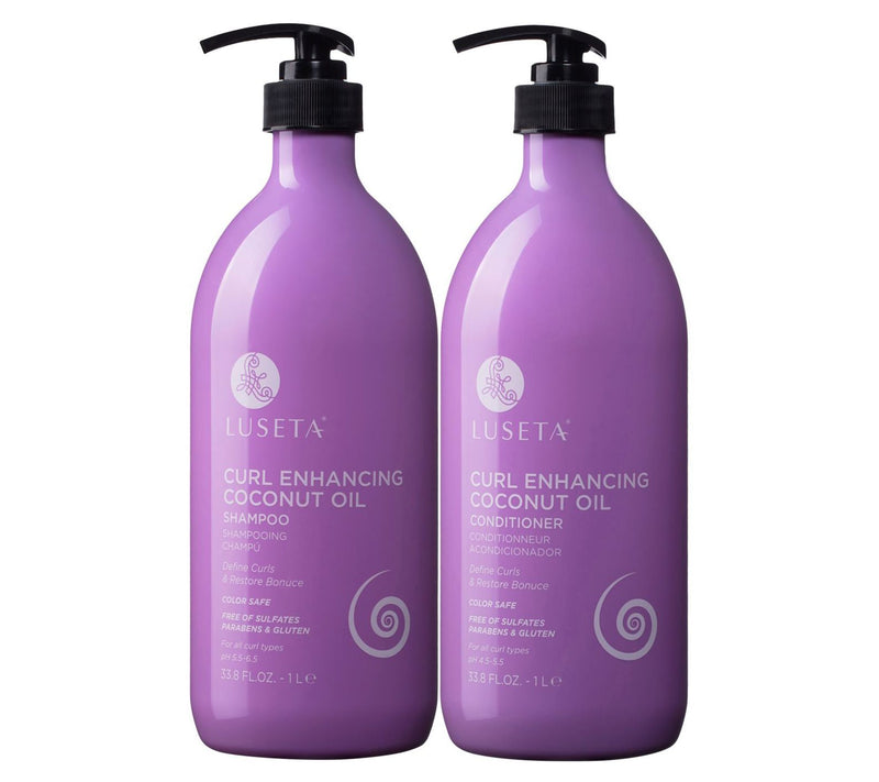 Luseta Super Size Curl Enhancing Shampoo & Conditioner Set — Main view