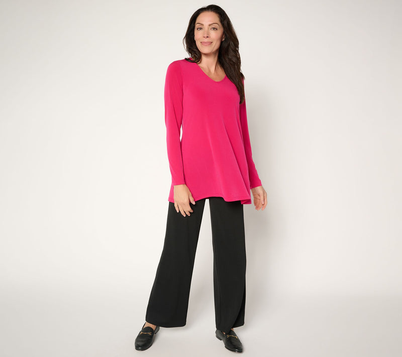 Susan Graver Modern Essentials Regular Liquid Knit Tunic — View 25