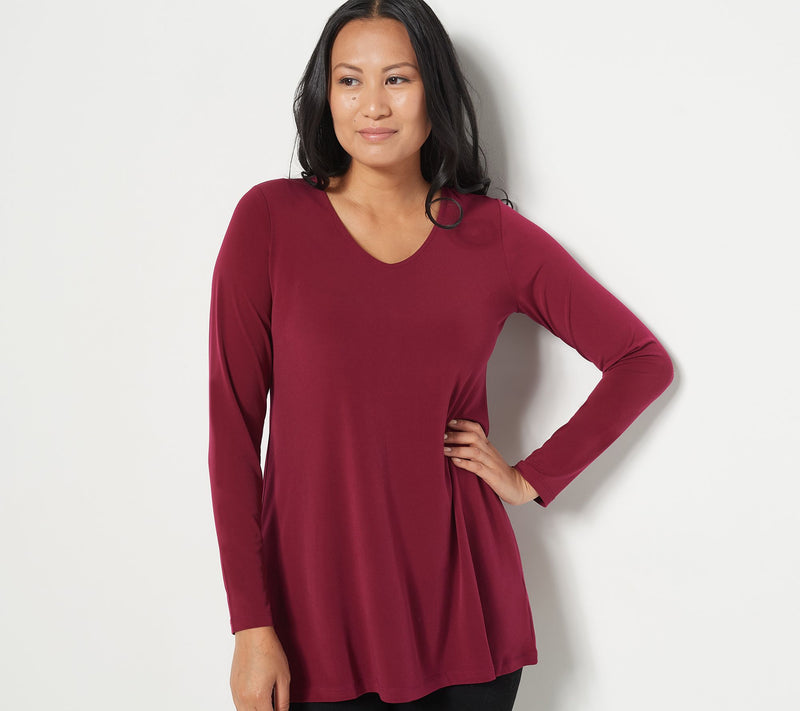 Susan Graver Modern Essentials Regular Liquid Knit Tunic — View 11