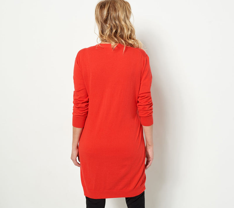 Soft by NAADAM Cotton Cashmere Button Duster Cardigan — View 10