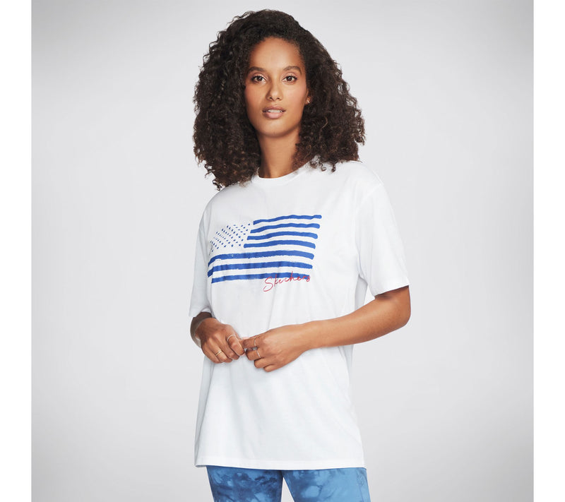 Skechers GOdri Everybody Americana Graphic Tees — View 5