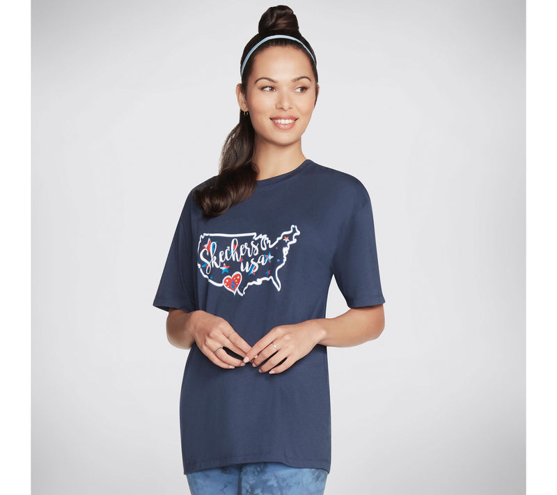Skechers GOdri Everybody Americana Graphic Tees — View 3