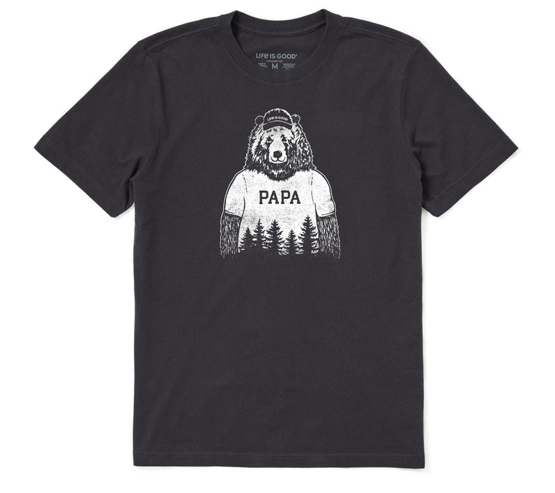 Life is Good Men's Papa Bear Crusher Knit Tee — View 3