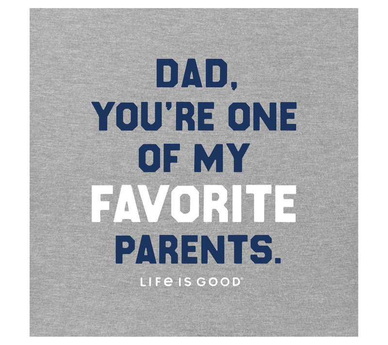 Life is Good Men's Favorite Dad Crusher Knit Te e — Main view