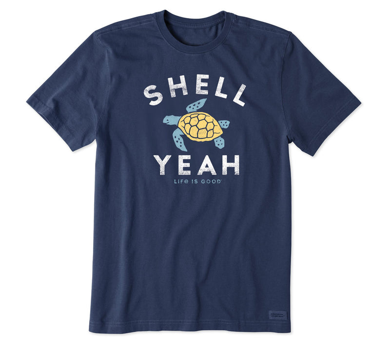 Life is Good Men's Shell Yeah Crusher Tee — View 3
