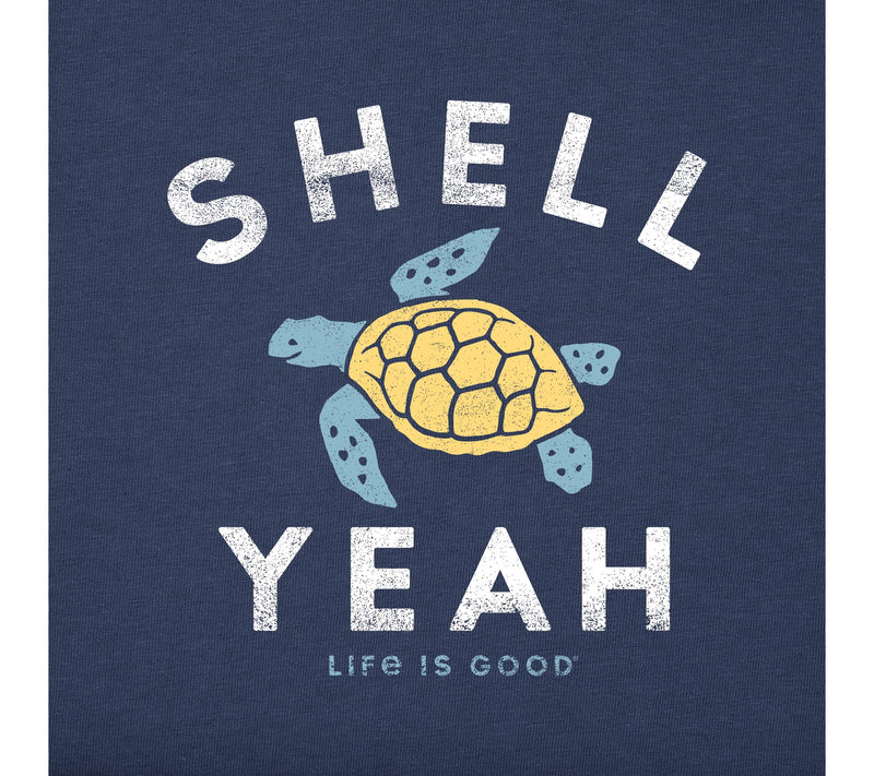 Life is Good Men's Shell Yeah Crusher Tee — View 4