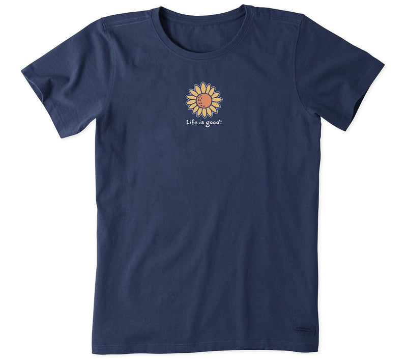 Life is Good Women's Sunflower Crusher Tee — Main view
