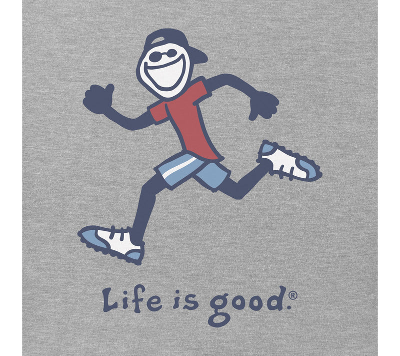 Life is Good Men's Running Jake Crusher Tee — View 4