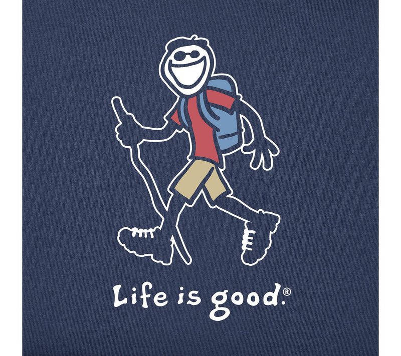 Life is Good Men's Hiking Jake Crusher Tee — View 4