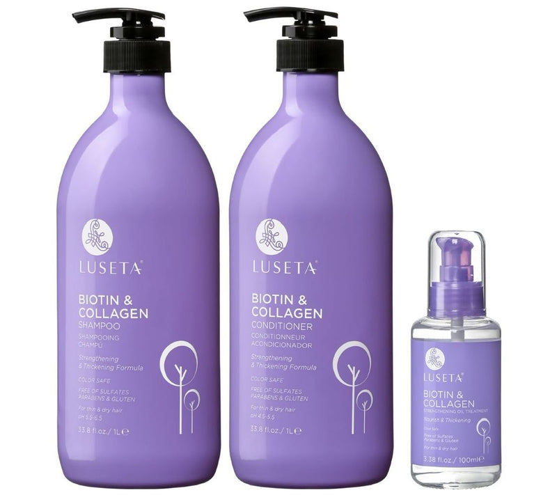 Luseta Biotin & Collagen 3-Piece Collection — Main view