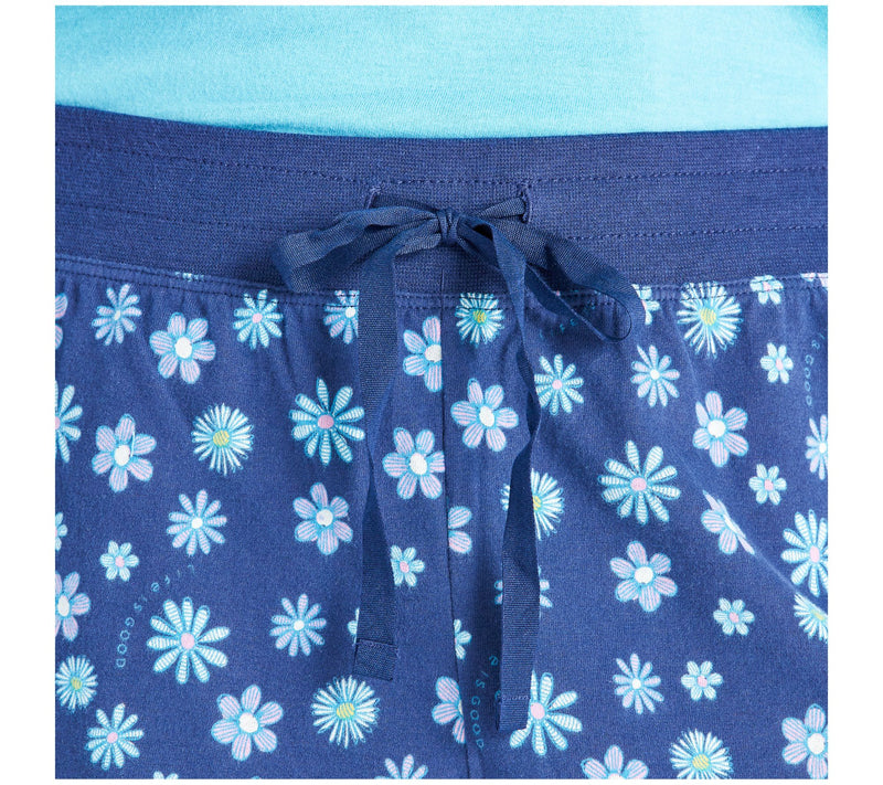 Life is Good Women's Floral Element Print SleepShort — View 4