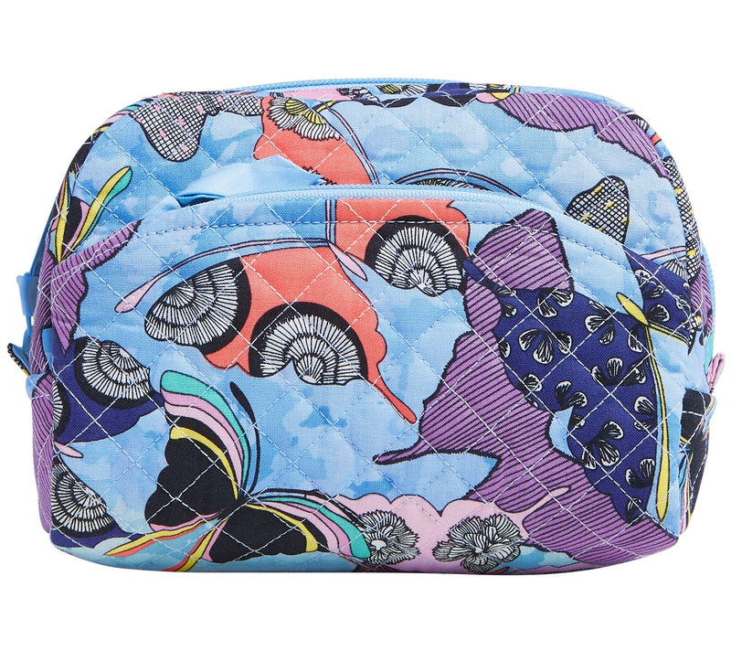 Vera Bradley Printed Cotton Medium Cosmetic Bag — View 3