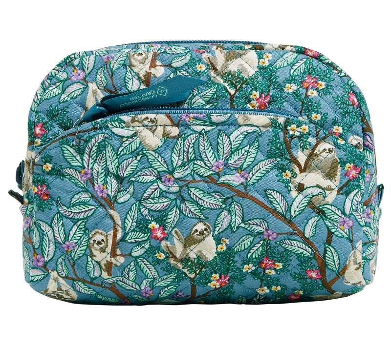 Vera Bradley Printed Cotton Medium Cosmetic Bag — View 9