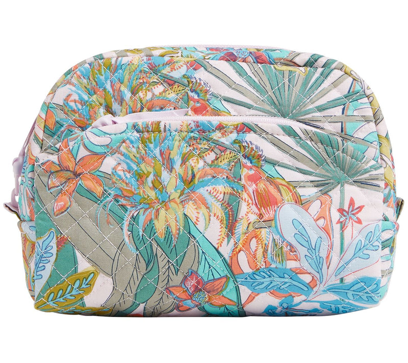 Vera Bradley Printed Cotton Medium Cosmetic Bag — View 7