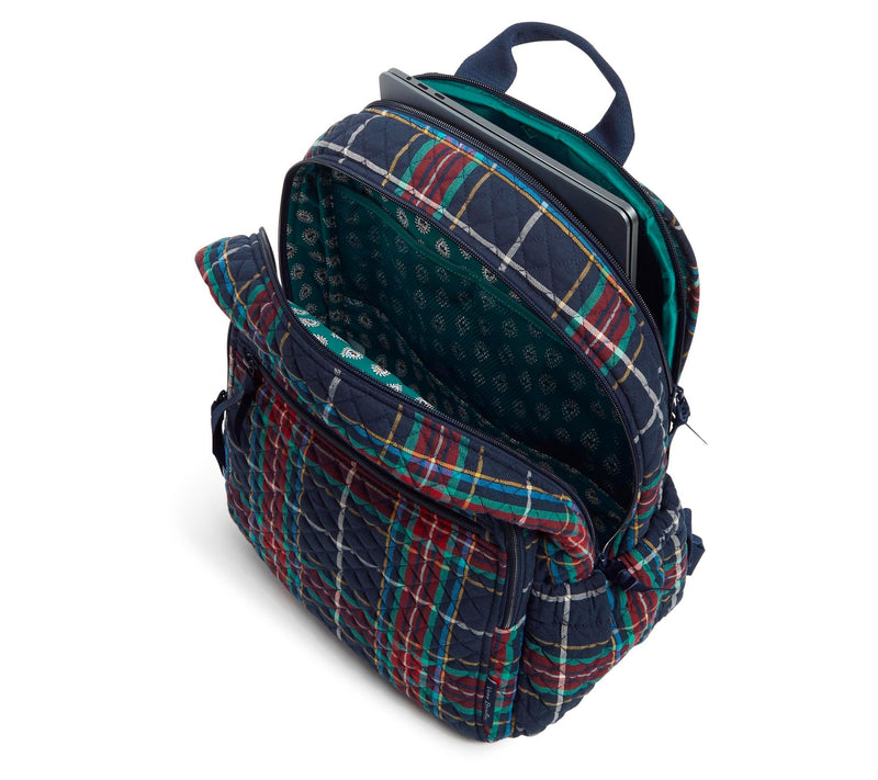 Vera Bradley Printed Recycled Cotton Campus Backpack — View 49