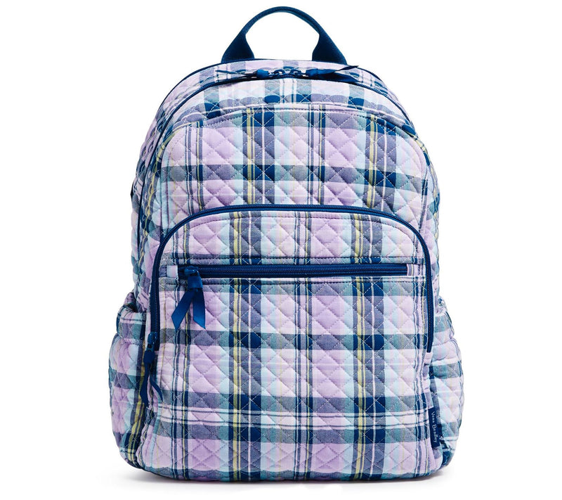Vera Bradley Printed Recycled Cotton Campus Backpack — View 80