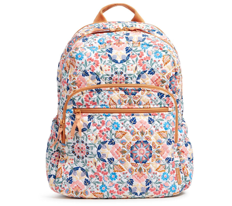 Vera Bradley Printed Recycled Cotton Campus Backpack — View 83