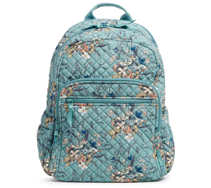 Vera Bradley Printed Recycled Cotton Campus Backpack — View 84