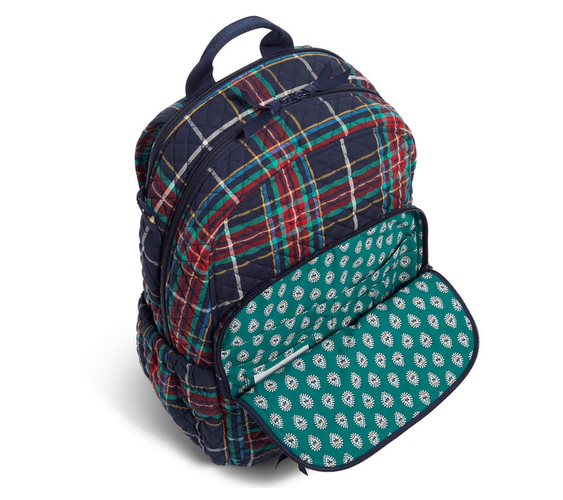 Vera Bradley Printed Recycled Cotton Campus Backpack — View 50