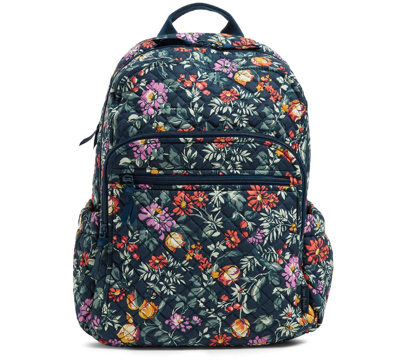 Vera Bradley Printed Recycled Cotton Campus Backpack — View 89