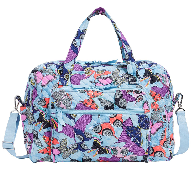 Vera Bradley Printed Recycled Cotton Weekenderavel Bag — View 5