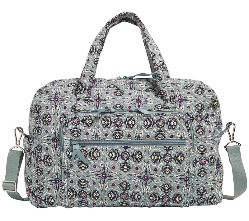 Vera Bradley Printed Recycled Cotton Weekenderavel Bag — View 10