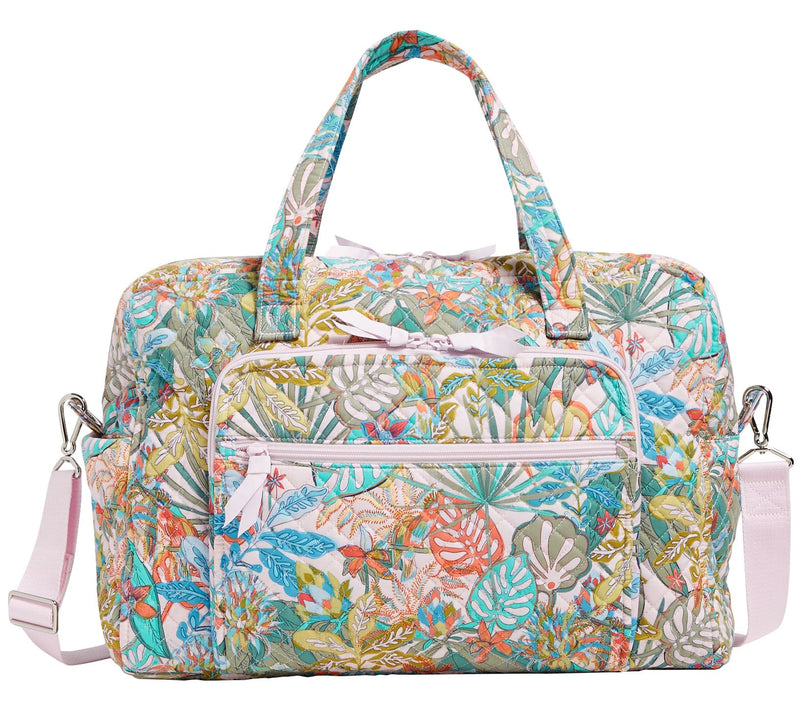 Vera Bradley Printed Recycled Cotton Weekenderavel Bag — View 14