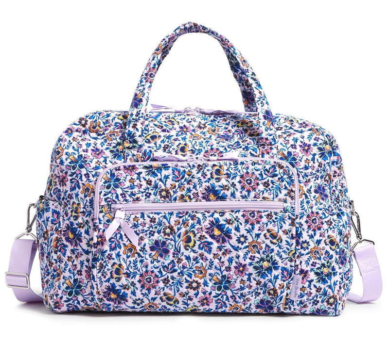 Vera Bradley Printed Recycled Cotton Weekenderavel Bag — View 19