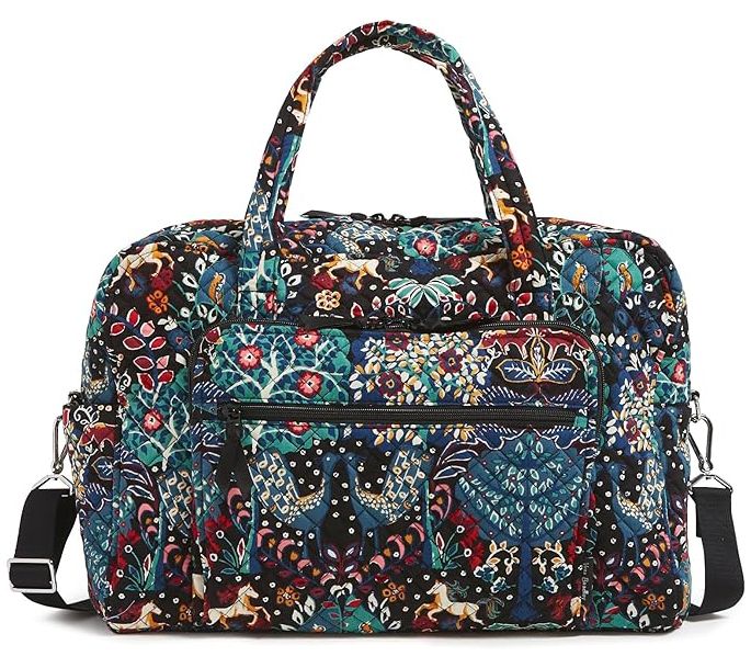 Vera Bradley Printed Recycled Cotton Weekenderavel Bag — View 15