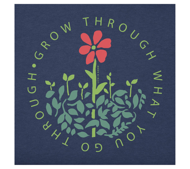 Life is Good Women's Grow Through Crusher Vee — View 4