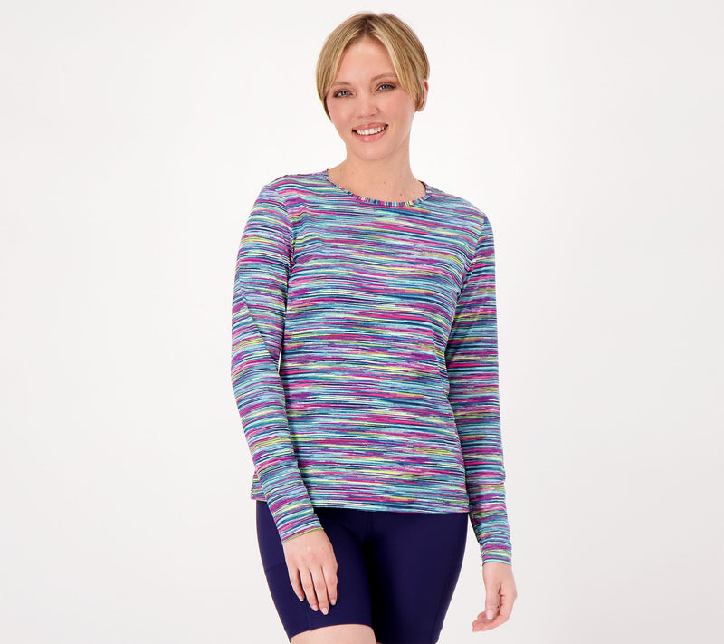 Lands' End Crew-Neck Long-Sleeve UPF 50 Rash Guard — View 10