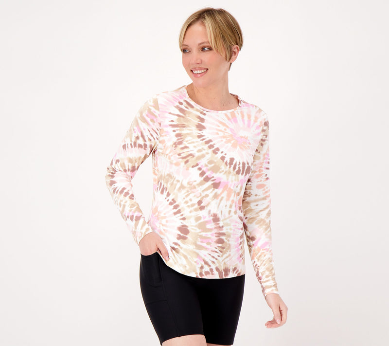 Lands' End Crew-Neck Long-Sleeve UPF 50 Rash Guard — View 4