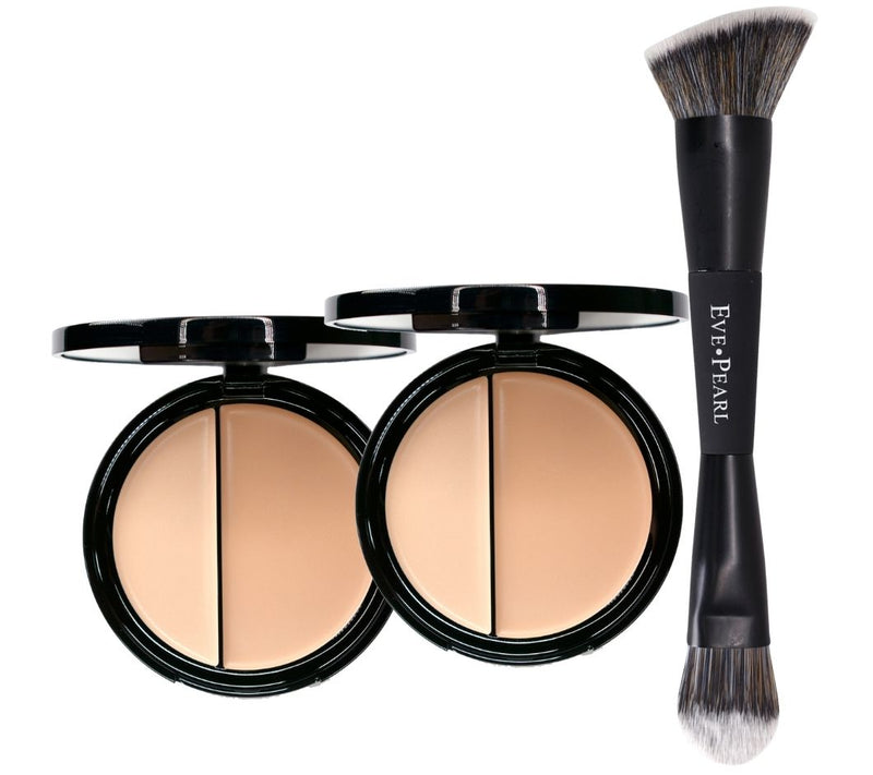 EVE PEARL HD Dual Foundation Duo with Contour Blender Brush — View 13