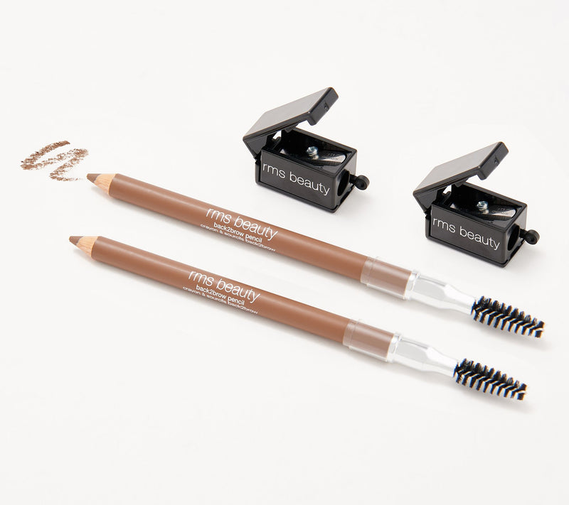 RMS Beauty Back2Brow Eyebrow Pencil Duo with Sharpener — View 6