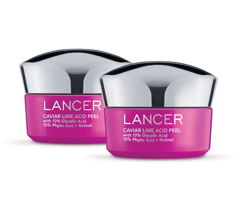 Lancer Caviar Lime Acid Peel 1.7 oz. Duo Auto-Delivery — Main view