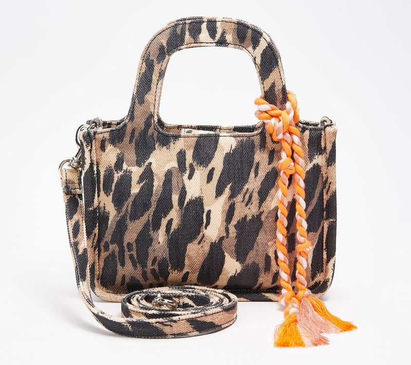 Vince Camuto Printed Small Canvas Tote- Oriel — View 12