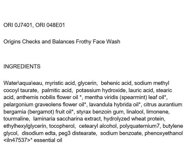 Origins Checks and Balances Frothy Face Wash -5 oz — View 8