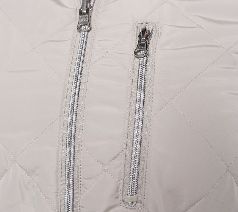 Nuage Reversible Quilted Jacket with Hood & Cinch Waist — View 13