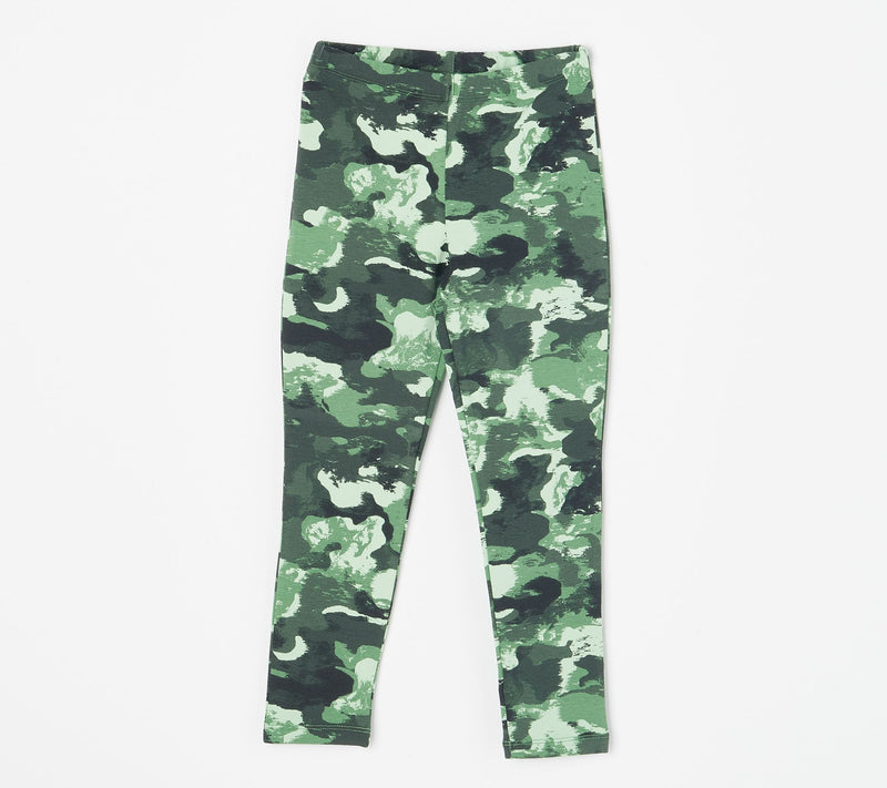 Women with Control Printed Girl's Legging — View 9